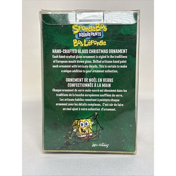 2010 Nickelodeon Viacom Kurt Adler Spongebob Squarepants Christmas Ornament - Picture 3 of 5